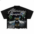 Always Present Hustle Dream Tee — Black