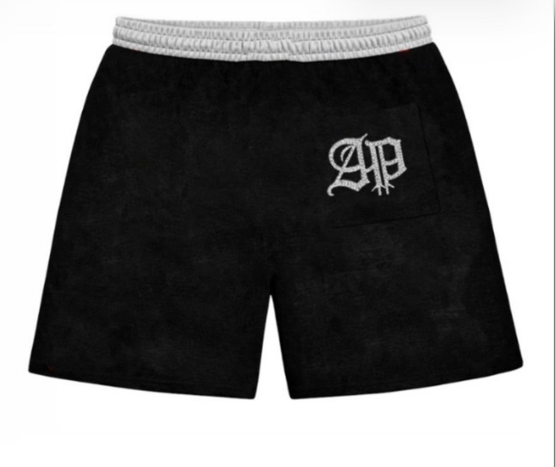 Always Present Signature Shorts — Black/White