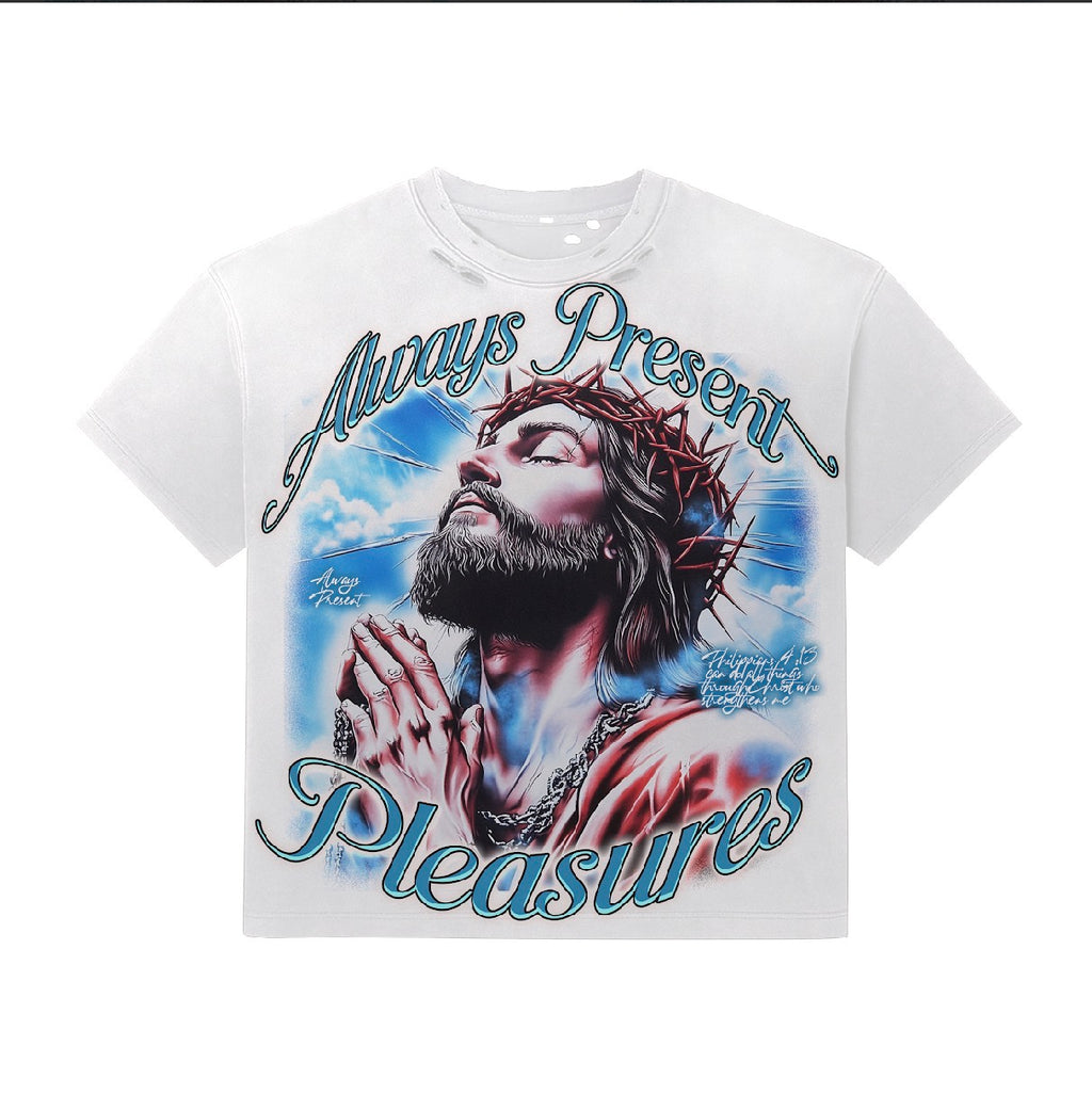 Always Present Faith & Pleasures Tee — White
