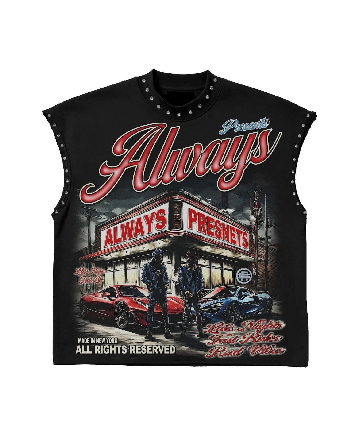 Culture RED Sleeveless Tee